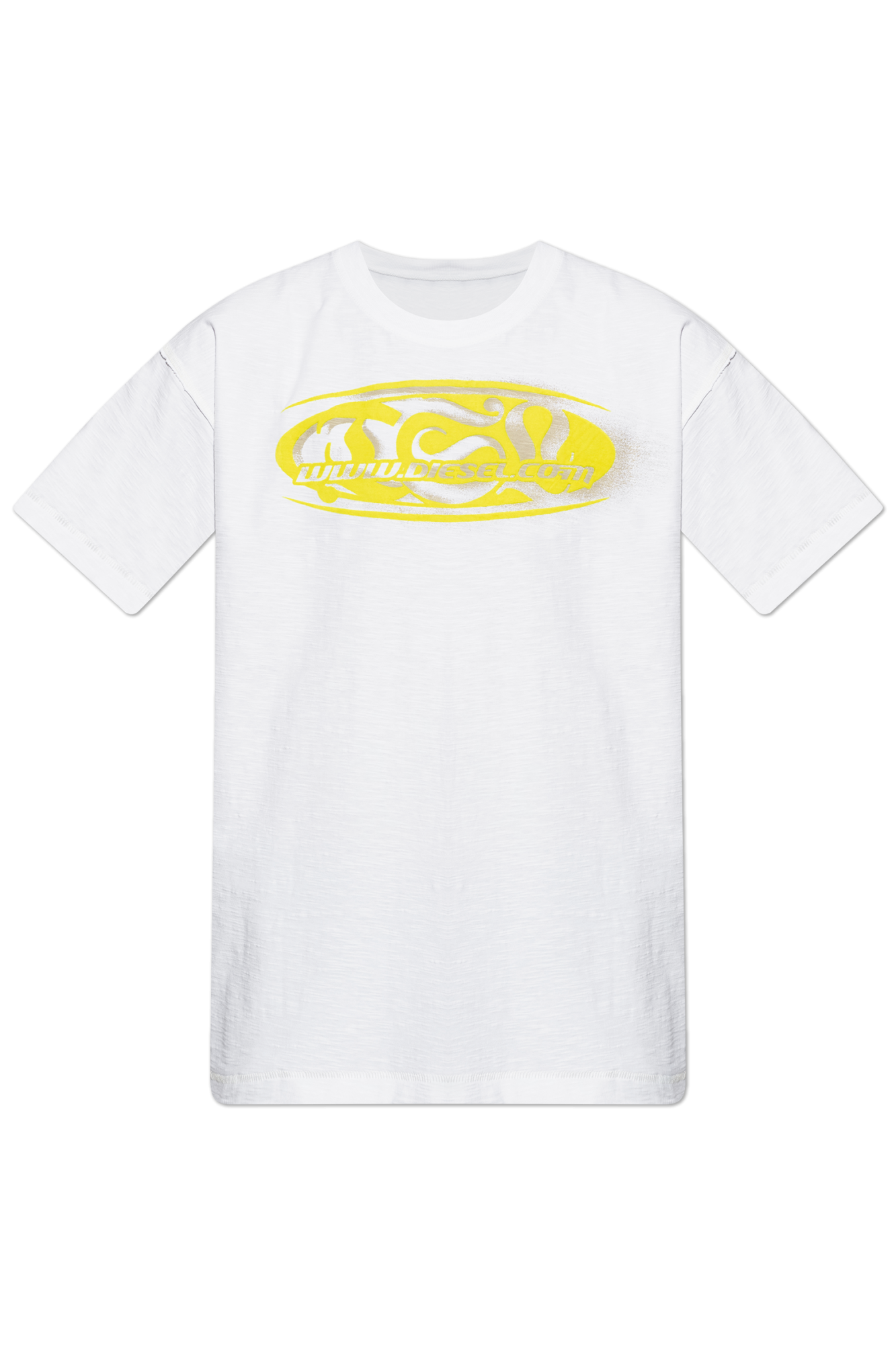 Tシャツ・カットソー DIESEL T-NORM-INT T-SHIRT IN COTTON White T-shirt `T-NORM-T1` Diesel - Vitkac AS